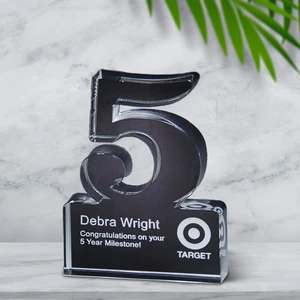 Freestanding 5 Year Anniversary Award