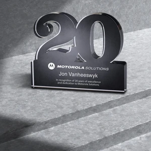 Freestanding 20 Year Anniversary Award