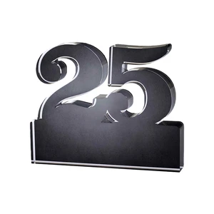 Freestanding 25 Year Anniversary Award view 1