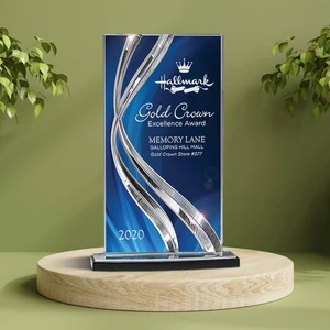 Large Sweeping Ribbon Award