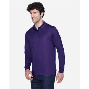 Men's Pinnacle Performance Long Sleeve Piqué Polo - 88192 view 11