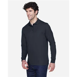 Men's Pinnacle Performance Long Sleeve Piqué Polo - 88192 view 3