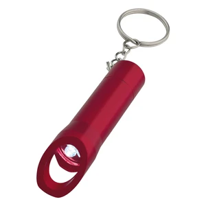 Aluminum LED Flashlight With Bottle Opener view 2