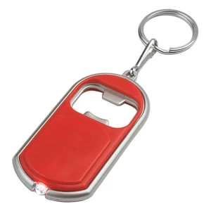 Bottle Opener Key Chain with LED Light view 3
