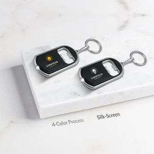 Bottle Opener Key Chain with LED Light