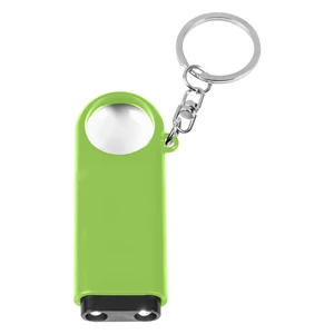 Magnifier And LED Light Key Chain view 3