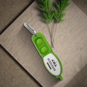 Push Pop Pen With Carabiner