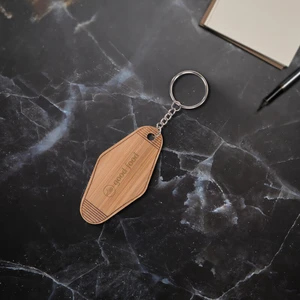 Bamboo Motel Style Keychain