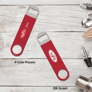 Large Vinyl Coated Stainless Steel Bottle Opener