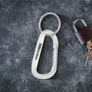 6mm Carabiner With Split Ring