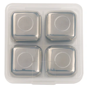 Stainless Steel Ice Cubes In Case view 1