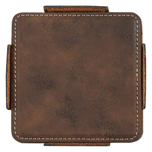 4-Piece Stitched Coaster Set view 2