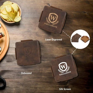 4-Piece Stitched Coaster Set