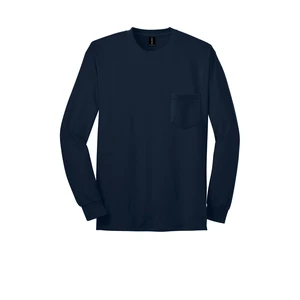Gildan - Ultra Cotton 100% US Cotton Long Sleeve T-Shirt with Pocket. 2410 view 5