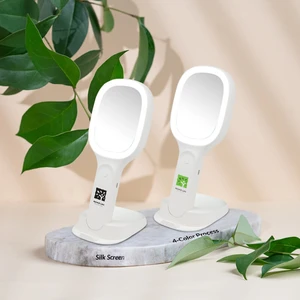 Light Up Double Sided Mirror With Wireless Charger