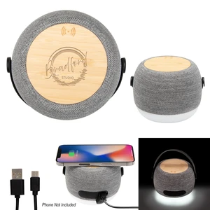 RPET Light Up 15W Charger & Hi-Fi Speaker view 1