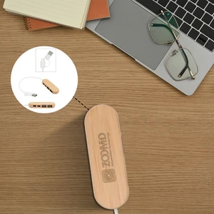 Dual Input Bamboo Hub