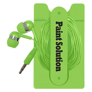 Phone Wallet With Earbuds view 3