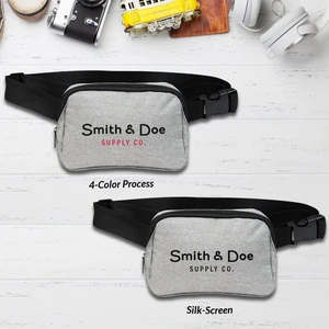 Anywhere RPET Heathered Belt Bag