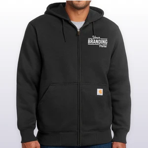 Carhartt Rain Defender Paxton Heavyweight Hooded Zip-Front Sweatshirt. CT100614