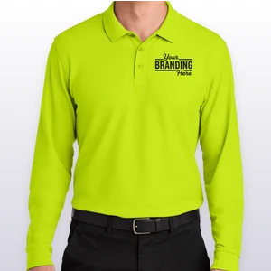 Port Authority Wearever Signature Pique Long Sleeve Polo K200LS