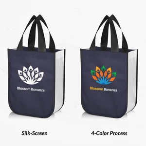 Shiny Non-Woven Shopper Tote Bag