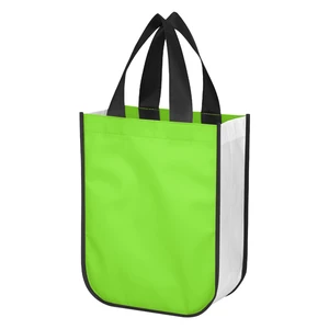Shiny Non-Woven Shopper Tote Bag view 4