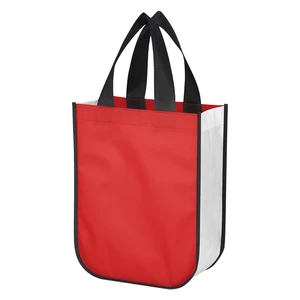 Shiny Non-Woven Shopper Tote Bag view 7