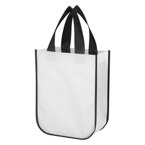 Shiny Non-Woven Shopper Tote Bag view 8
