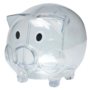 Plastic Piggy Bank view 4
