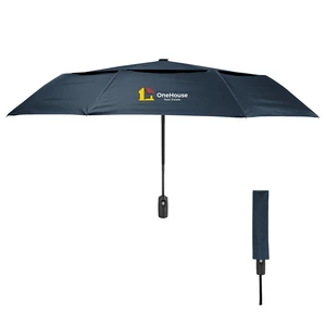 42" Arc Telescopic Wind Resistant Umbrella With 100% rPET Canopy view 7