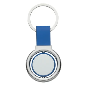 Circular Metal Spinner Key Tag view 2