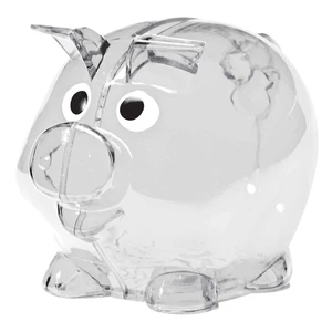 Mini Plastic Piggy Bank view 2