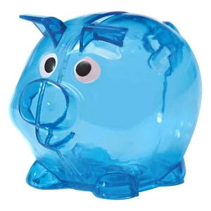 Mini Plastic Piggy Bank view 3