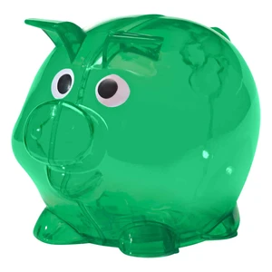Mini Plastic Piggy Bank view 5