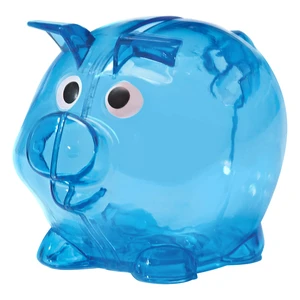 Mini Plastic Piggy Bank view 7