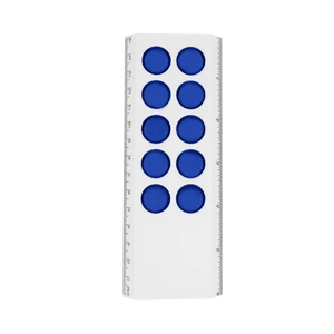 6" Push Pop Stress Reliever Ruler view 2