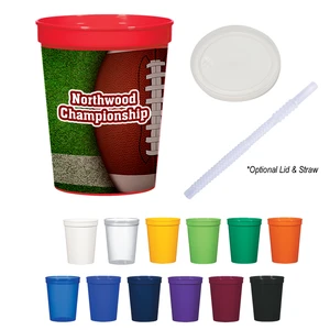 16 Oz. Full Color Big Game Stadium Cup view 6