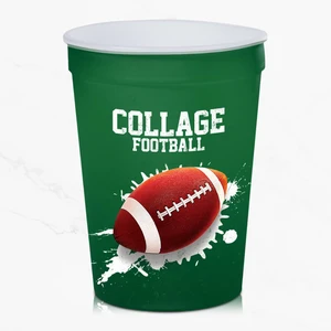 12 Oz. Full Color Big Game Stadium Cup