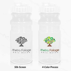 20 Oz. Poly-Clear™ Fitness Bottle With Super Sipper Lid