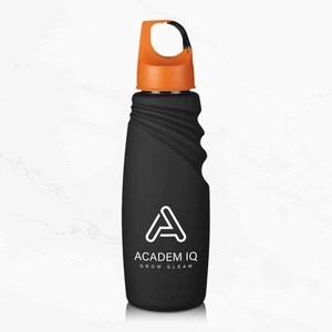 24 Oz. Matte Finish Crest Carabiner Sports Bottle