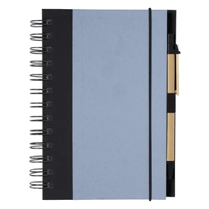 Eco-Inpired Spiral Notebook & Pen view 1