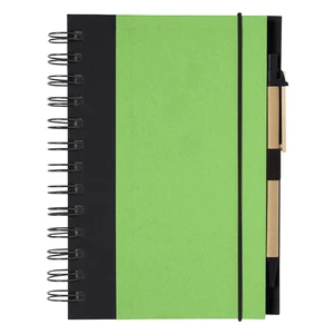 Eco-Inpired Spiral Notebook & Pen view 5
