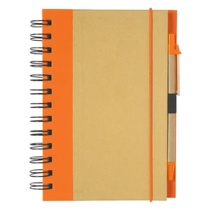 Eco-Inpired Spiral Notebook & Pen view 3