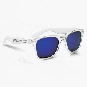 Crystalline Mirrored Malibu Sunglasses