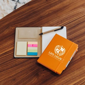 Journal Notebook with Sticky Notes and Flags view 12