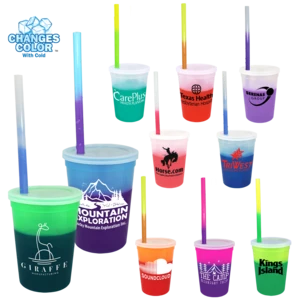 Mood™ 12 oz. Stadium Cup/Straw/Lid Set