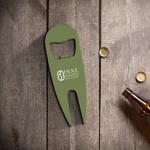 Divot Tool With Bottle Opener