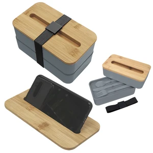 Stackable Bento Box With Phone Stand view 3