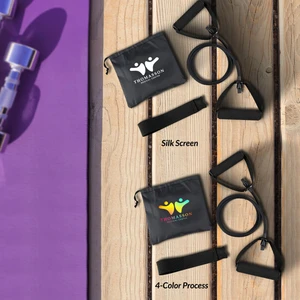 Yoga Stretch Band In Carry Pouch